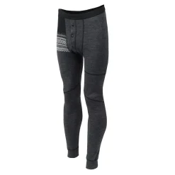 Aclima Uldunderdele<Mens DesignWool Marius Longs W/fly Grå (NOREFJELL)