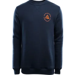 Aclima Sweaters Og Pullovers<Mens FleeceWool Crew Neck Blå (NAVY BLAZER)