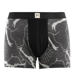 Aclima Uldunderdele<Mens Lars Monsen Boxer Sort (JET BLACK/FEMUNDEN DARK)