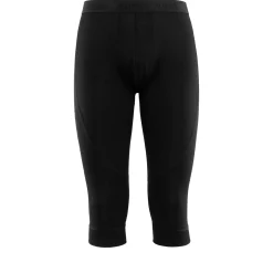Aclima Uldunderdele<Mens WarmWool 3/4 Longs Sort (JET BLACK)