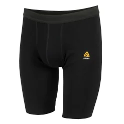 Aclima Uldunderdele<Mens Warmwool Long Shorts Sort (JET BLACK)