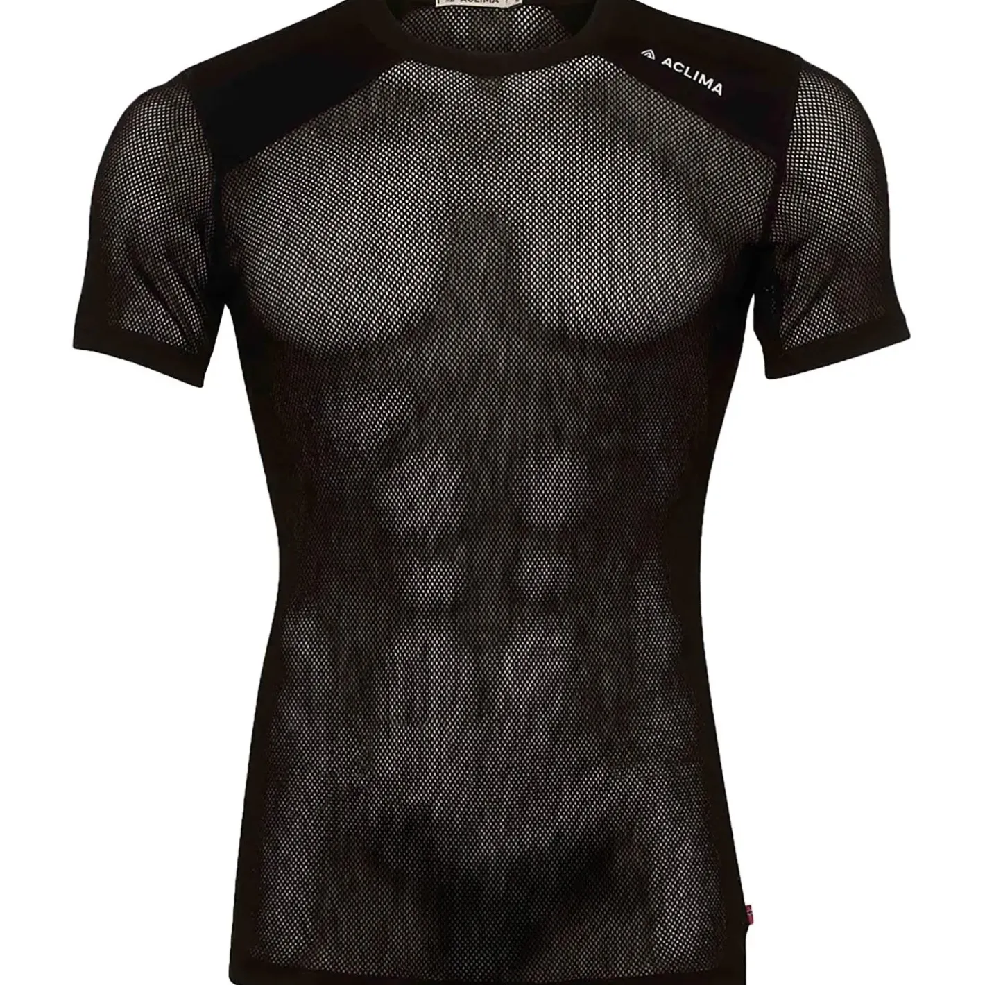 Aclima T-Shirts<Mens WoolNet Light T-shirt Sort (JET BLACK)