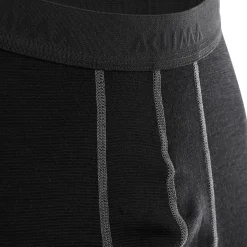 Aclima Uldunderdele<Mens WoolNet Long Shorts Sort (JET BLACK)