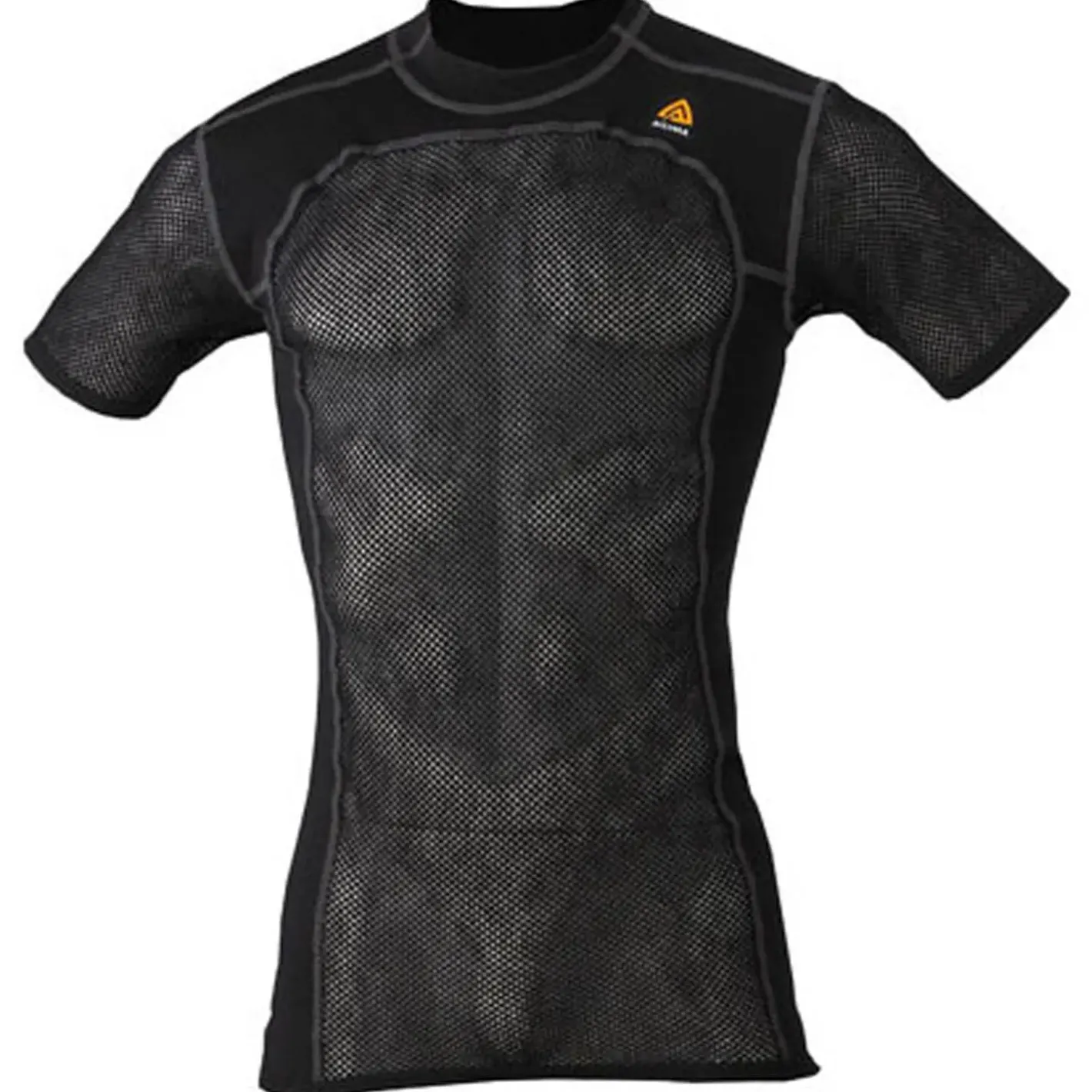 Aclima Uldoverdele<Mens Woolnet T-Shirt Sort (JET BLACK)
