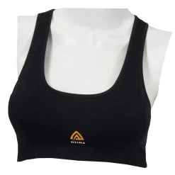 Aclima Uldoverdele<Womens HotWool 230 g Sports Top Sort (BLACK)