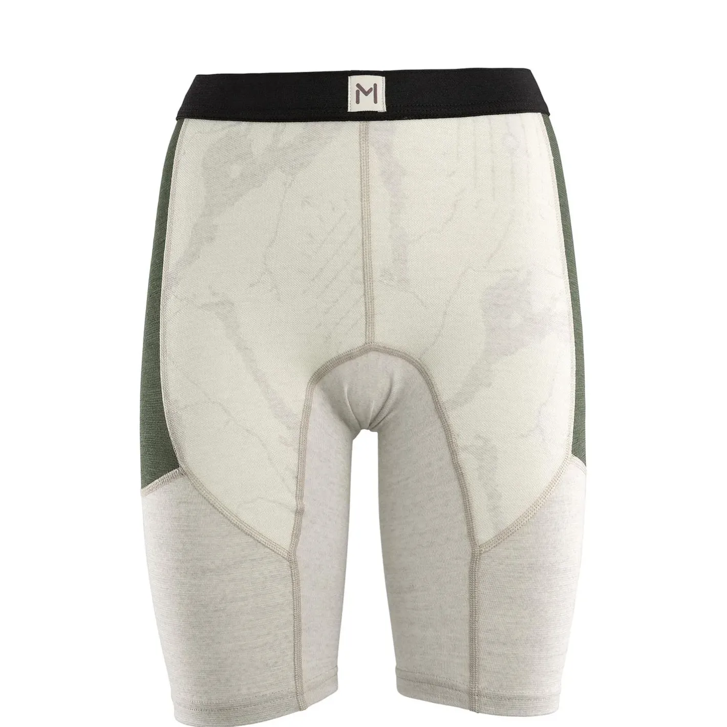 Aclima Uldunderdele<Womens Lars Monsen Shorts Beige (BEIGEMELANG/OLIVENGHT/FEMUNDEN)
