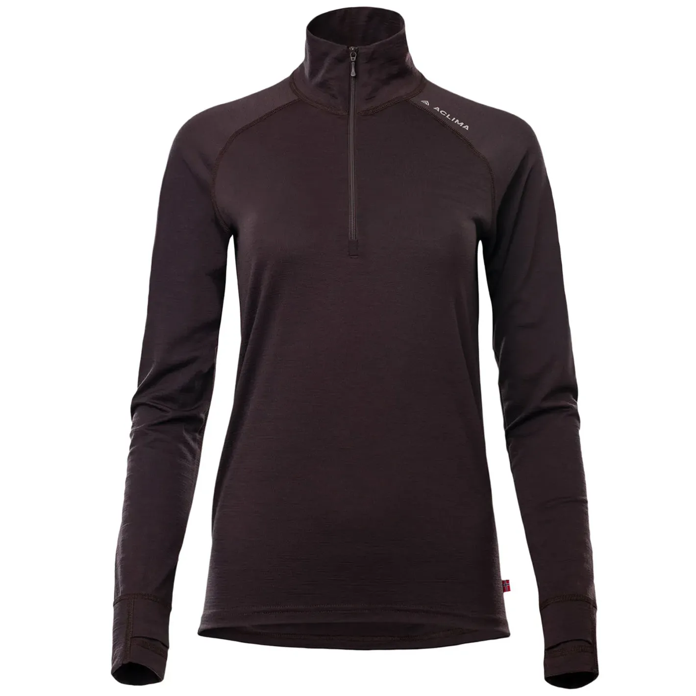 Aclima Uldoverdele<Womens LightWool 180 Polo W/zip