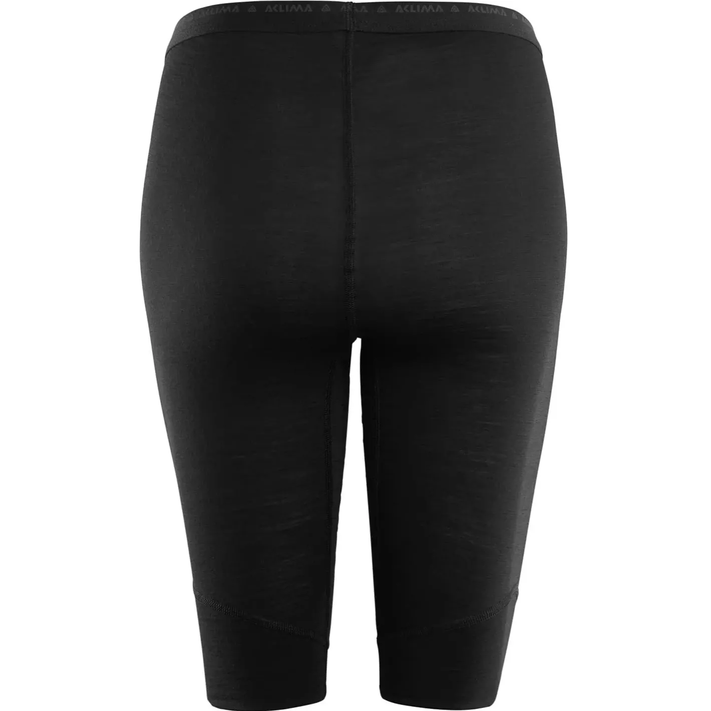 Aclima Uldunderdele<Womens Lightwool Long Shorts Sort (JET BLACK)