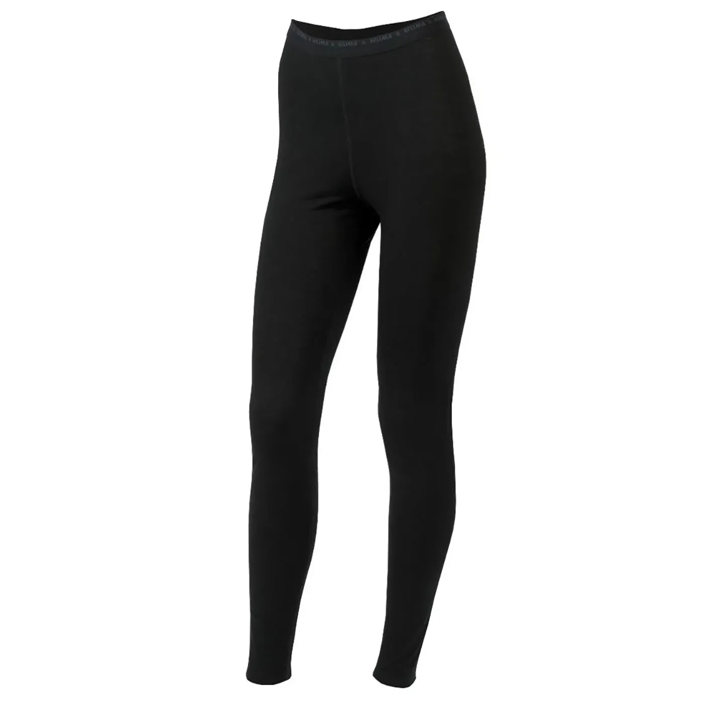 Aclima Uldunderdele<Womens Lightwool Longs Sort (JET BLACK)