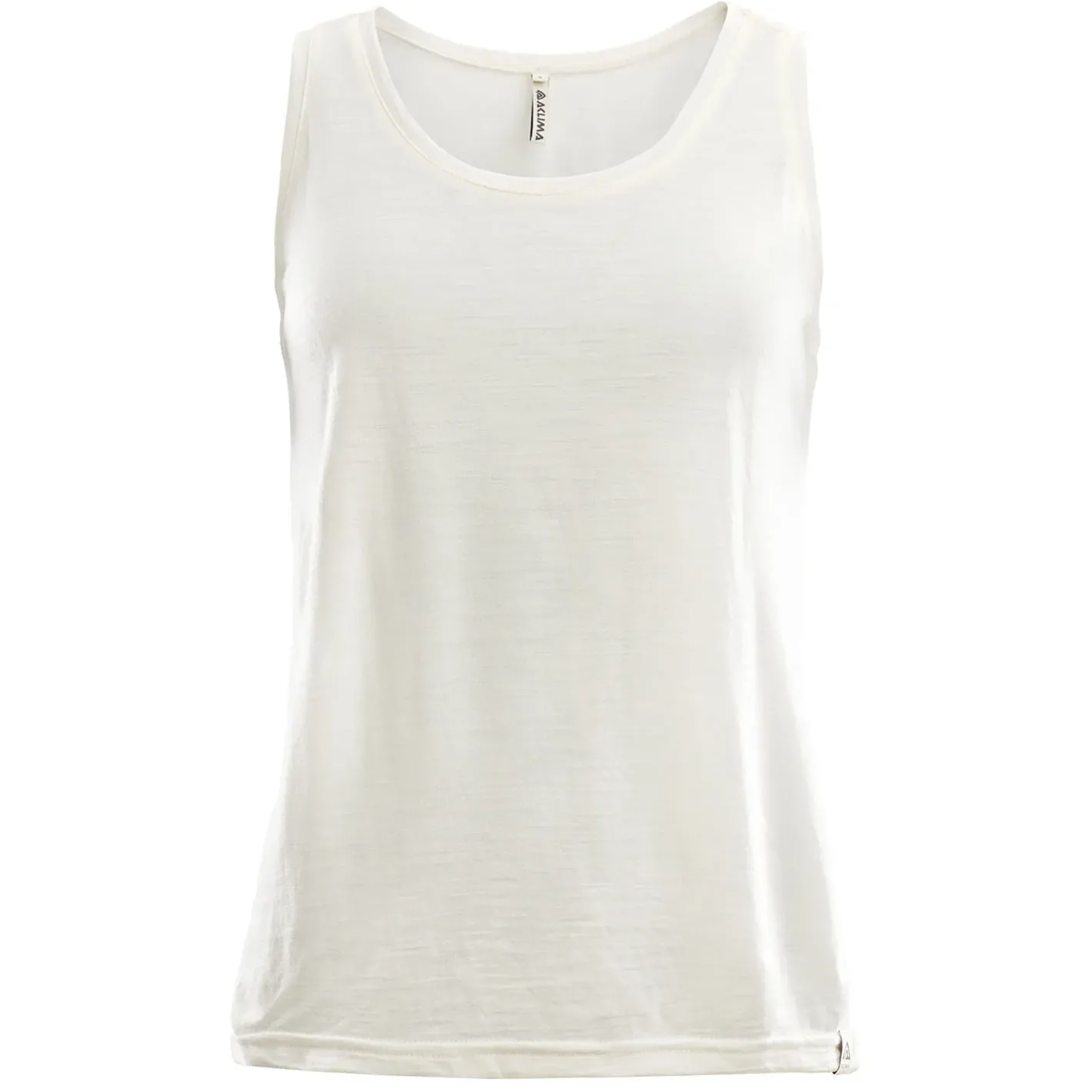 Aclima T-Shirts<Womens Lightwool Singlet Hvid (NATURE)