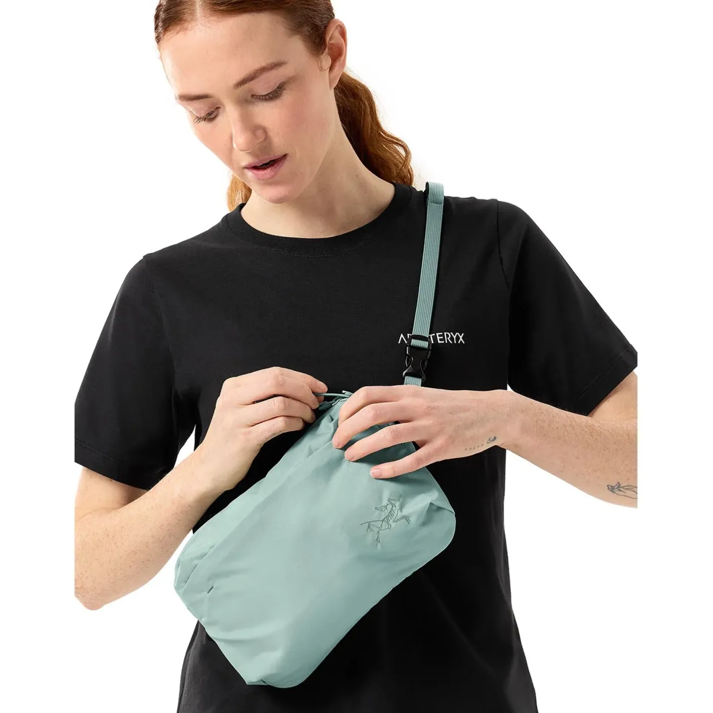 Arcteryx Hip Og Sling Bags<Heliad Crossbody Grøn (STONE GREEN)