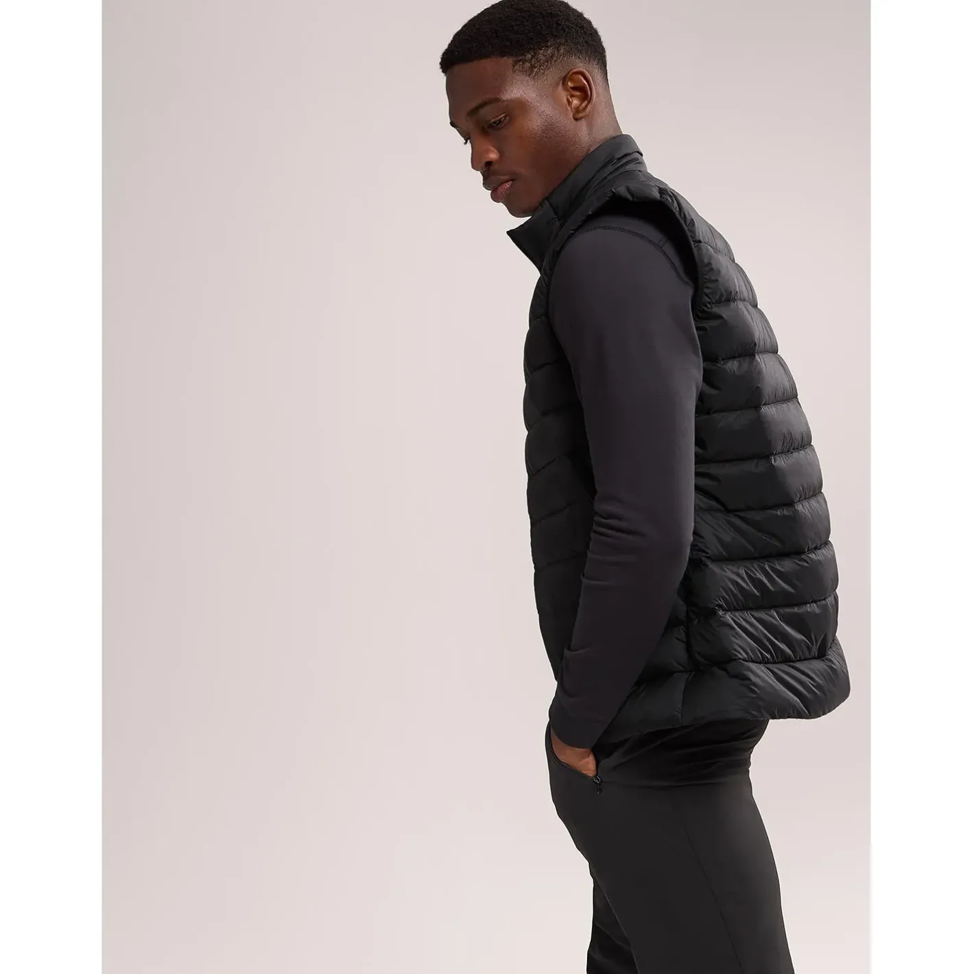 Arcteryx Veste<Mens Cerium Vest Sort (BLACK)