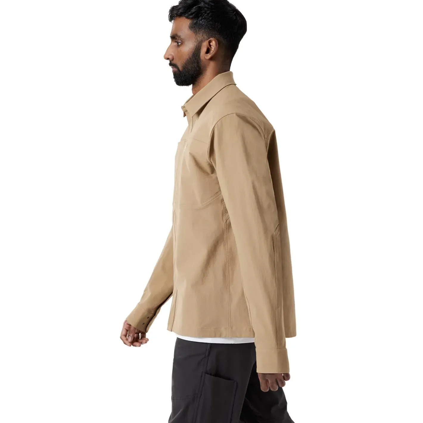 Arcteryx Skjorter<Mens Cronin Cotton Overshirt Beige (CANVAS)