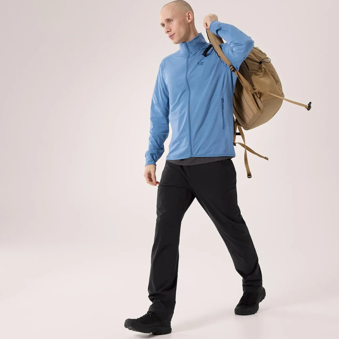 Arcteryx Fleece- Og Uldtrøjer<Mens Kyanite Lightweight Jacket S2023 model Blå (STONE WASH)
