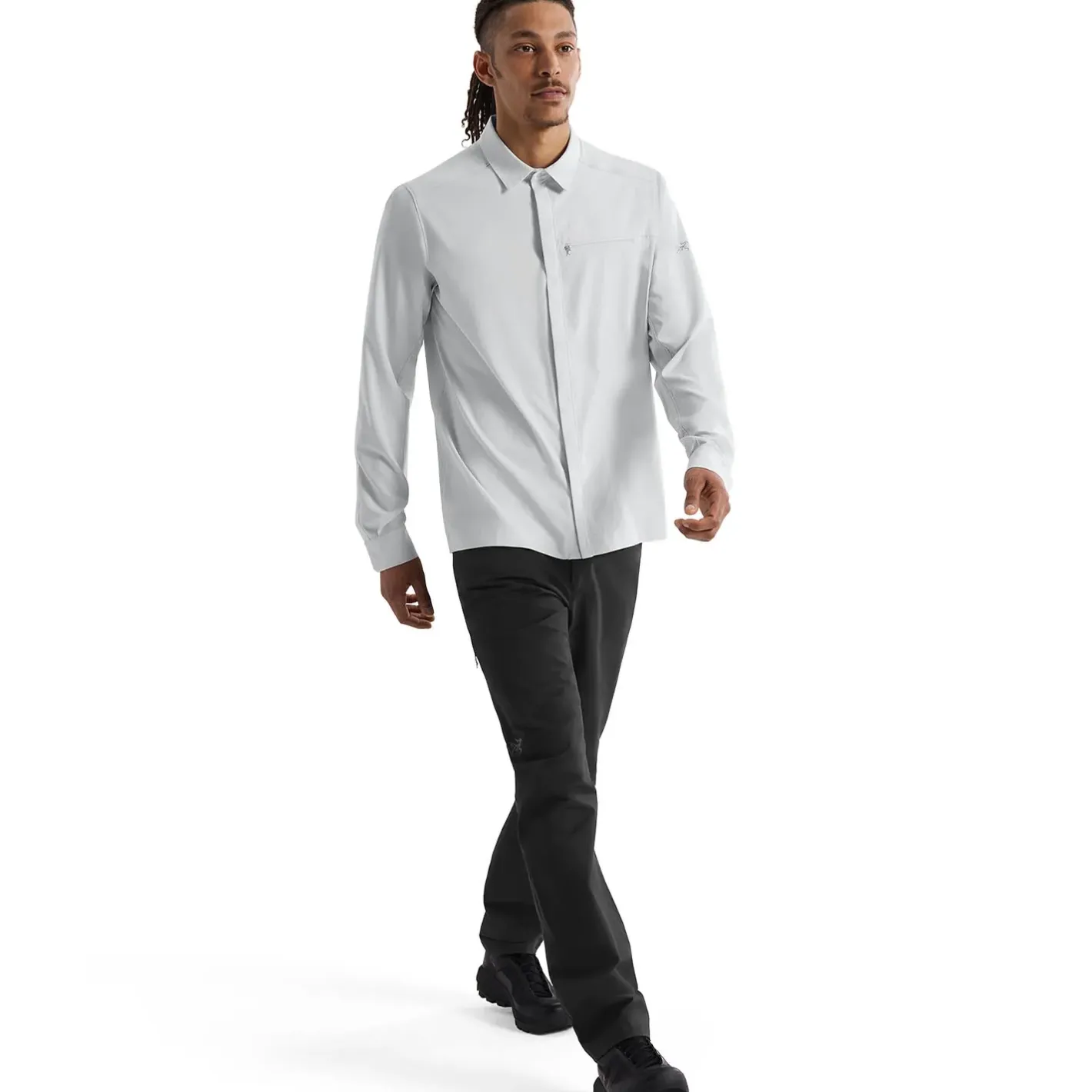 Arcteryx Skjorter<Mens Skyline L/S Shirt Grå (SOLITUDE)