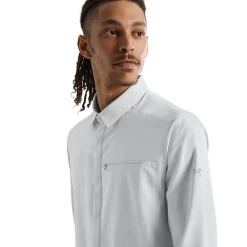 Arcteryx Skjorter<Mens Skyline L/S Shirt Grå (SOLITUDE)