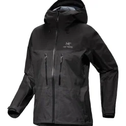 Arcteryx Vandtætte Jakker<Womens Alpha Jacket Sort (BLACK)
