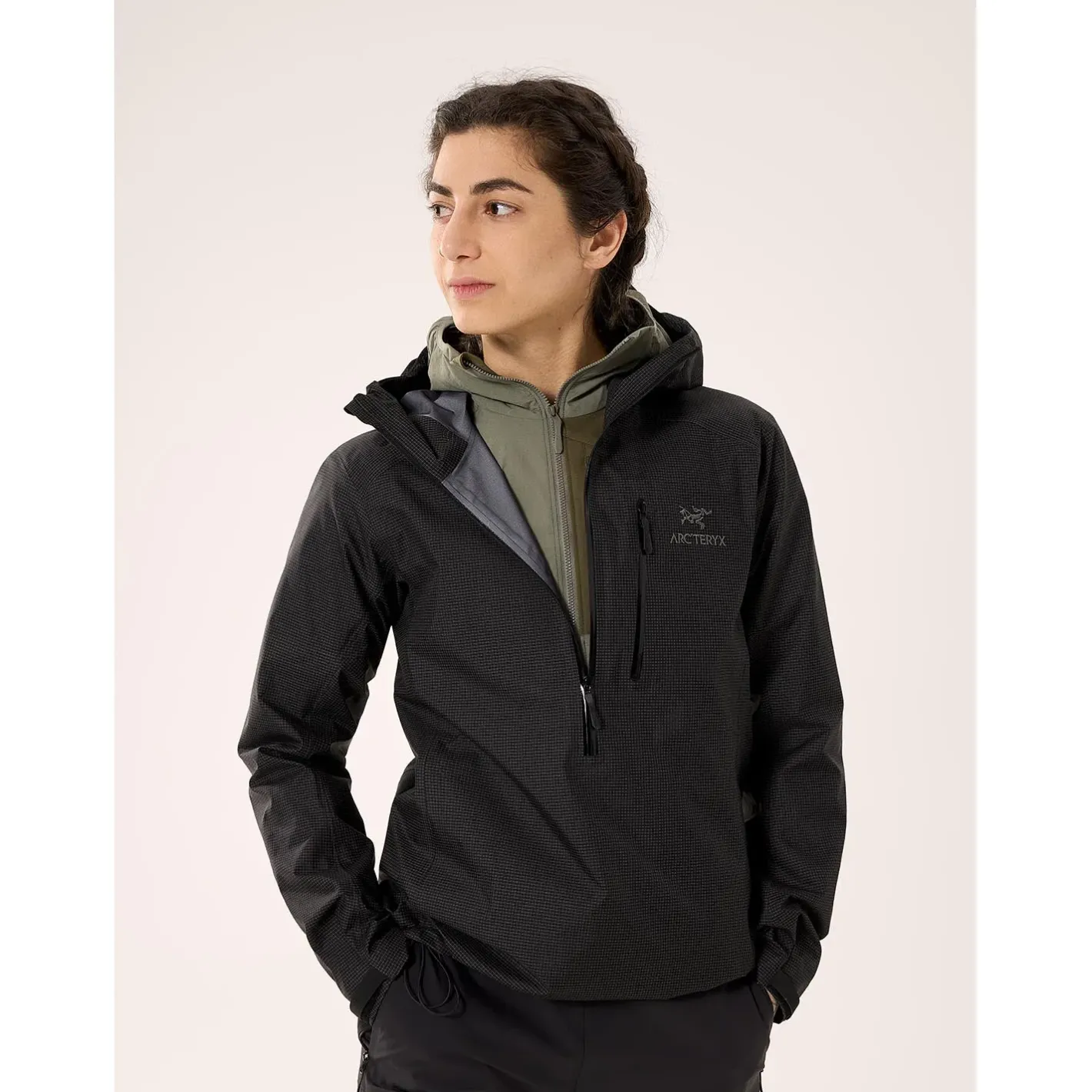 Arcteryx Vandtætte Jakker<Womens Alpha Lightweight Anorak Sort (BLACK)