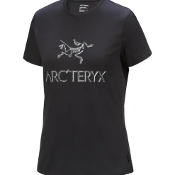 Arcteryx T-Shirts<Womens Arc'word Cotton T-shirt S/S Sort (BLACK)