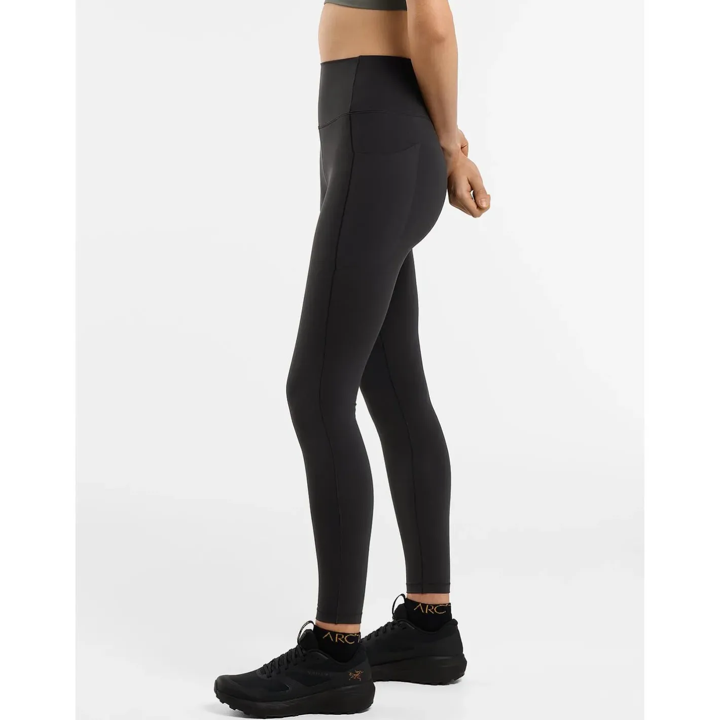 Arcteryx Tights<Womens Essent High-rise Legging 28" Sort (BLACK)