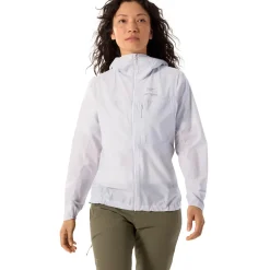Arcteryx Softshelljakker<Womens Squamish Hoody Hvid (ATMOS)