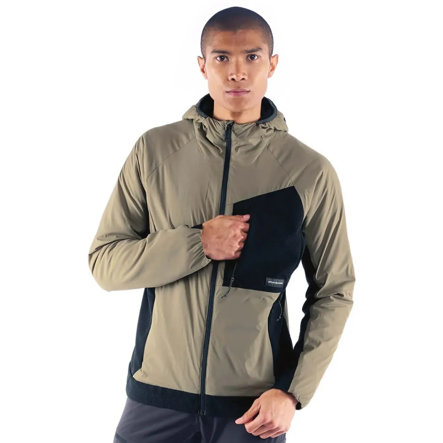 Artilect Softshelljakker<Mens Darkstart Fusion Jacket Beige (CLAY/BLACK)