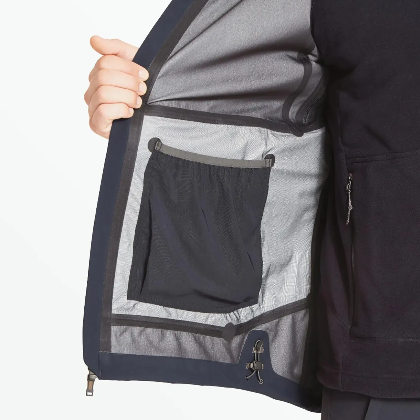 Et Grønnere Valg Vandtætte Jakker<Artilect Mens Grandview 3L Jacket Sort (SKY CAPTAIN)