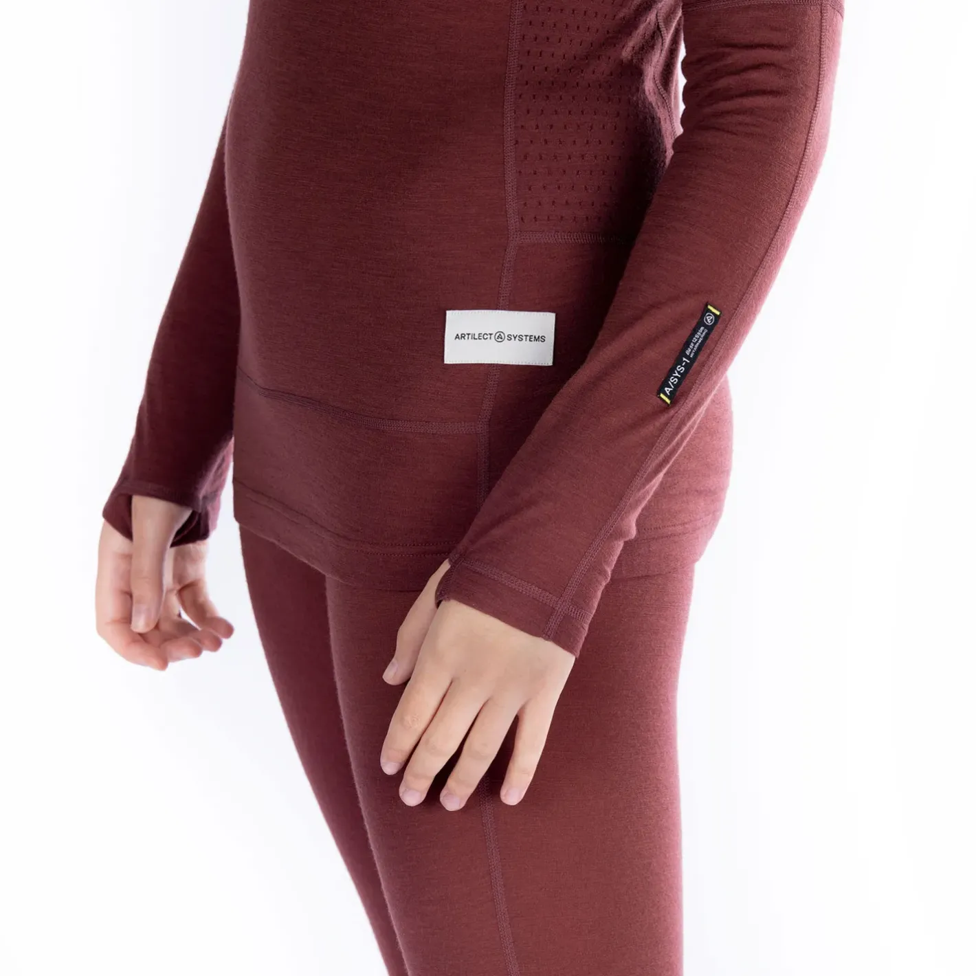 Artilect Uldoverdele<Womens Boulder 125 Crew L/S Lilla (ANDORRA)