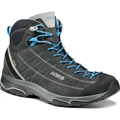 Asolo Vandrestøvler|Vandrestøvler<Womens Nucleon Mid GV Grå (GRAPHITE/SILVER/CYAN BLUE)
