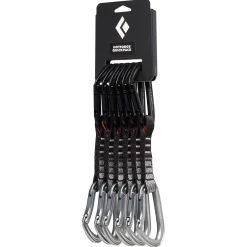 Black Diamond Karabiner<Hotforge Quickpack 12cm Grå (LIGHT GRAY)