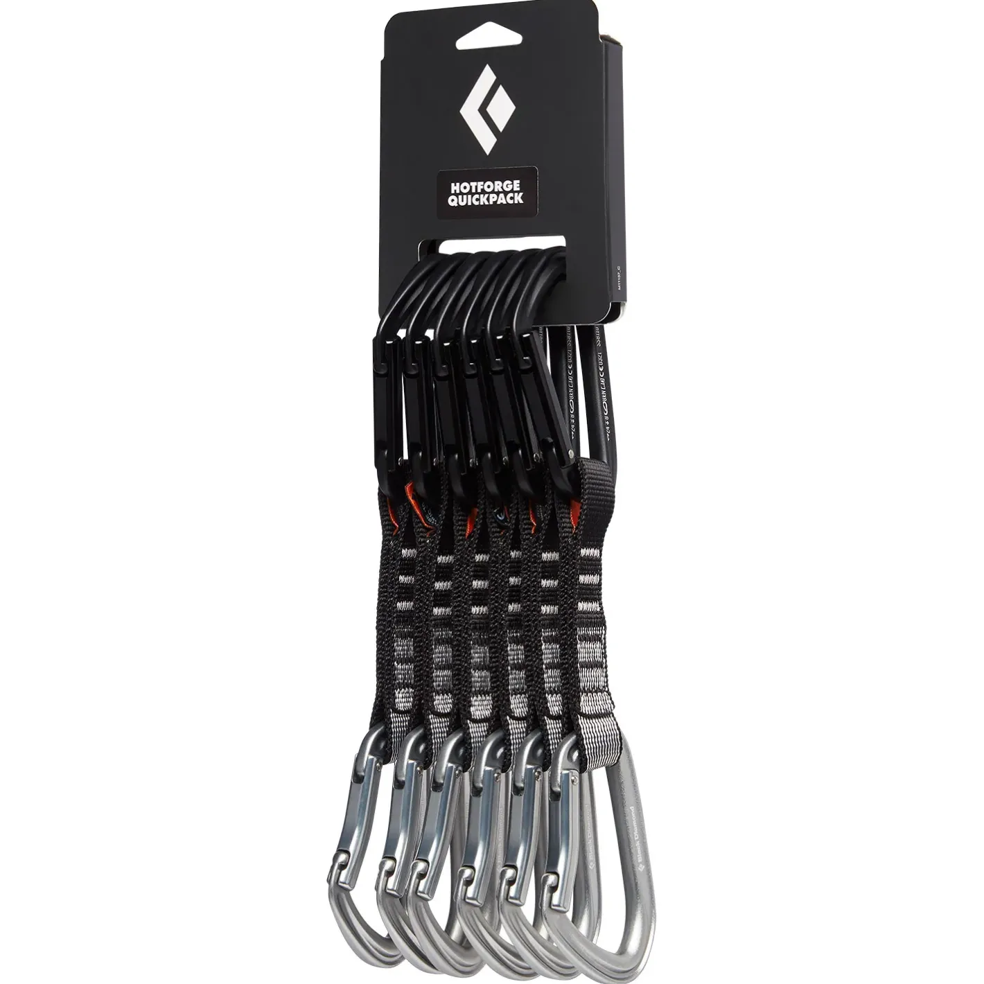 Black Diamond Karabiner<Hotforge Quickpack 12cm Grå (LIGHT GRAY)