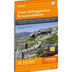 Calazo Kort<Finse Hallingskarvet Aurlandsdalen 1:50K