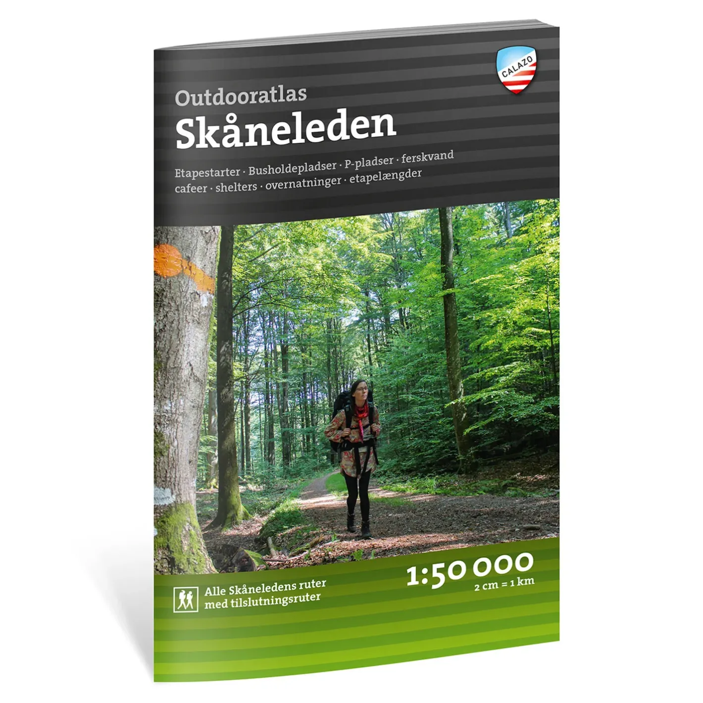 Calazo Kort<Skåneleden - Atlas (dansk)