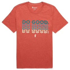 Cotopaxi T-Shirts<Mens Do Good Repeat Organic T-shirt Rød (MAGMA)