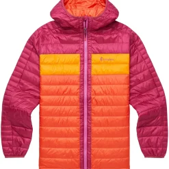 Cotopaxi Varme Jakker<Womens Capa Insulated Hooded Jacket Rød (RASPBERRY & CANYON)