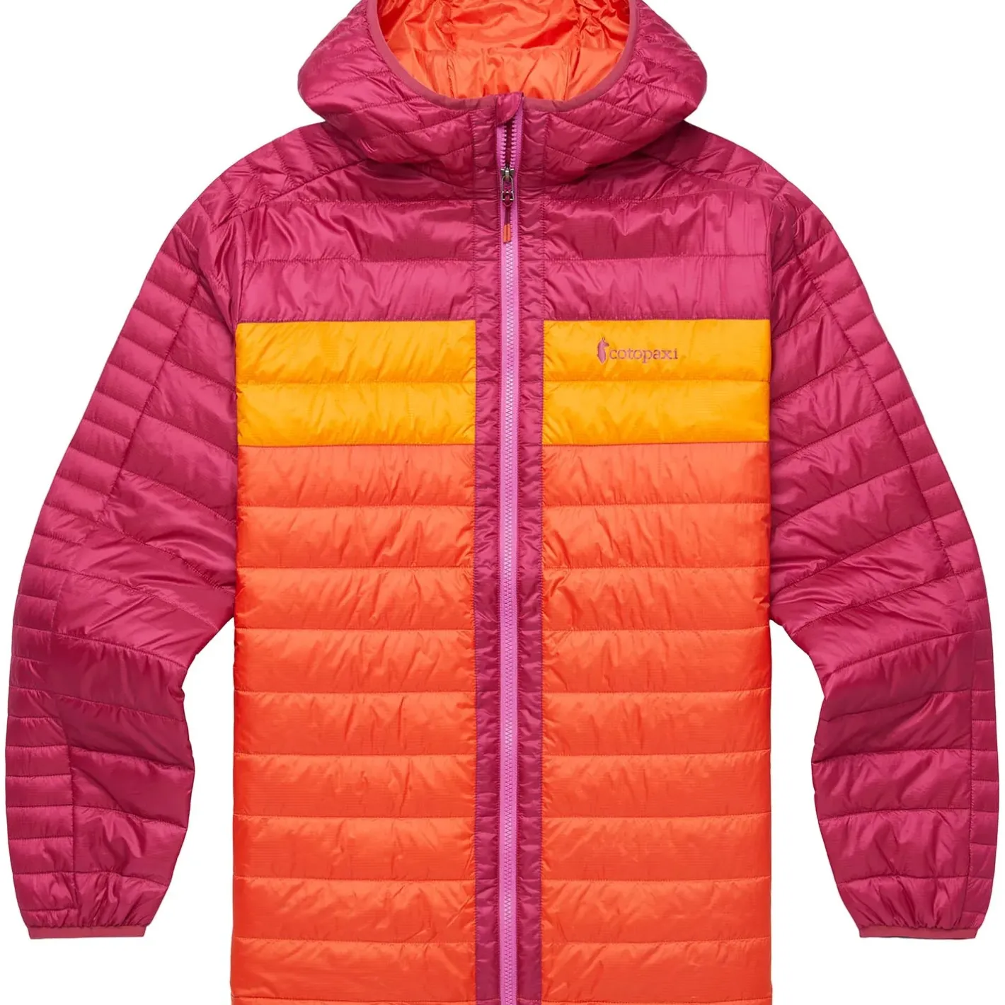 Cotopaxi Varme Jakker<Womens Capa Insulated Hooded Jacket Rød (RASPBERRY & CANYON)