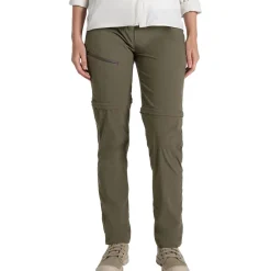 Craghoppers Zip-Off Bukser<Womens Nosilife Pro Convertible Trouser III Grøn (WILD OLIVE)