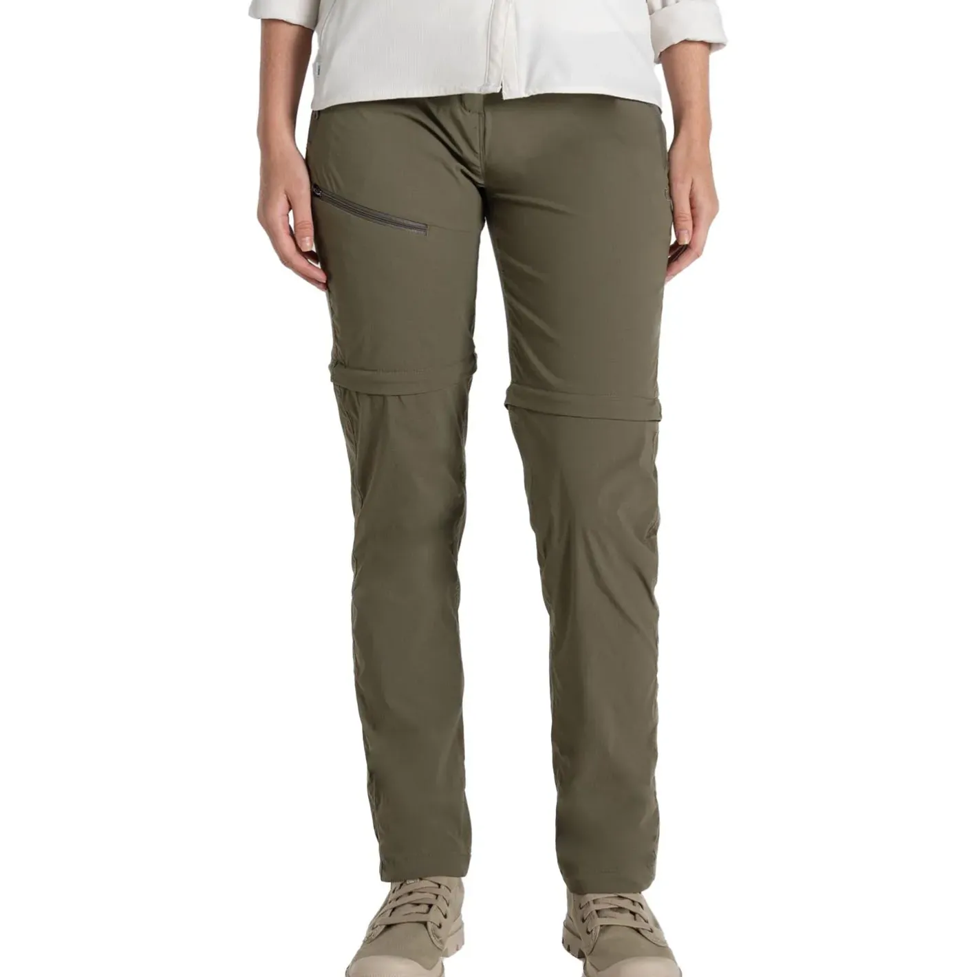 Craghoppers Zip-Off Bukser<Womens Nosilife Pro Convertible Trouser III Grøn (WILD OLIVE)