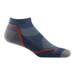 Darn Tough Tekniske Sokker|Tekniske Sokker<Mens Light Hiker No Show LW Cushion Blå (DENIM)