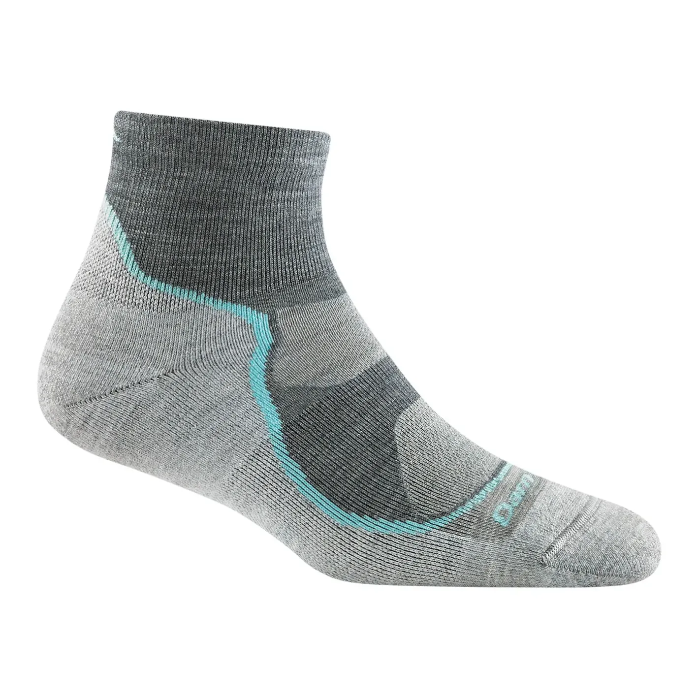 Darn Tough Tekniske Sokker|Tekniske Sokker<Womens Light Hiker 1/4 LW Cushion Grå (SLATE)