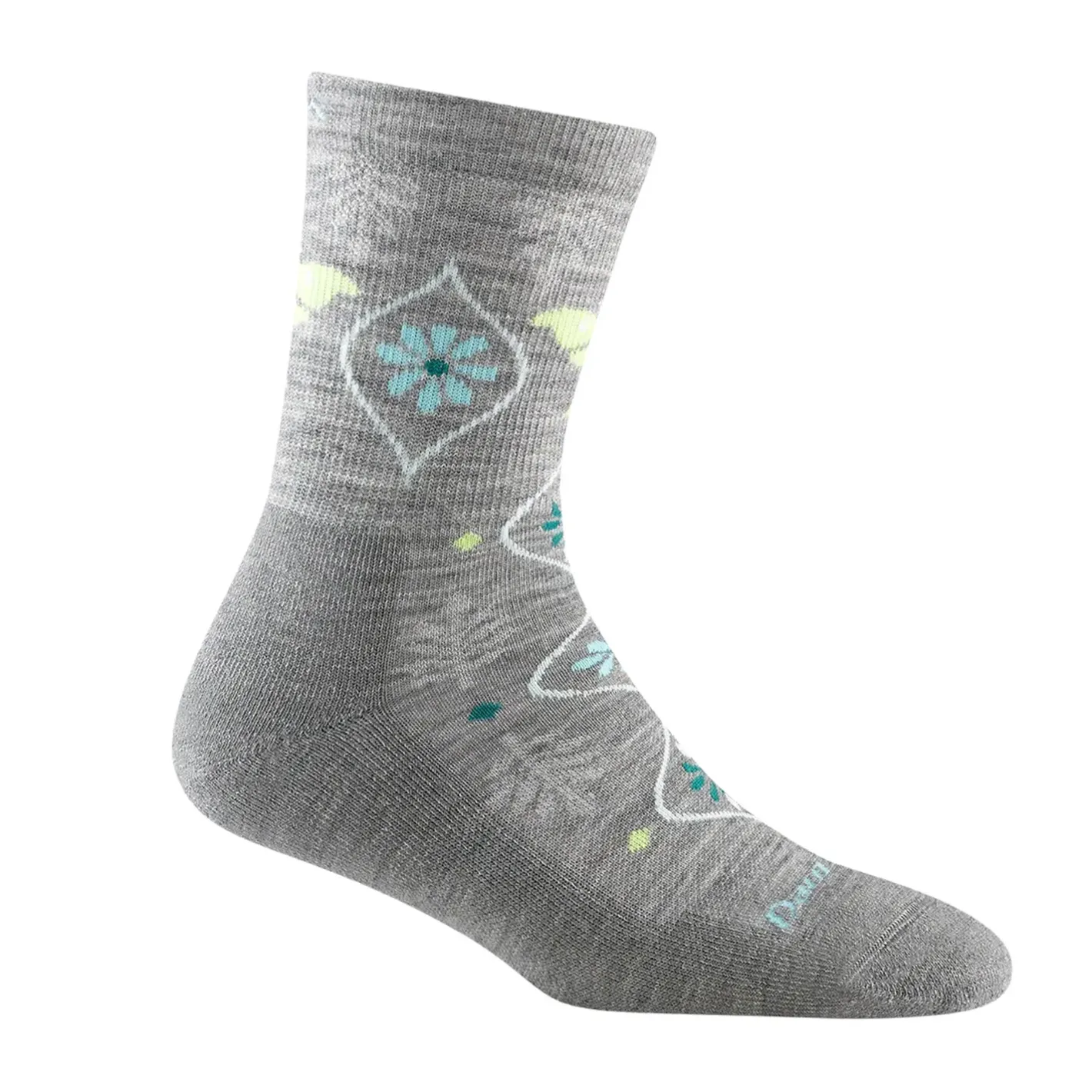 Darn Tough Tekniske Sokker|Tekniske Sokker<Womens Luna Micro Crew MW Cushion Grå (LIGHT GRAY)