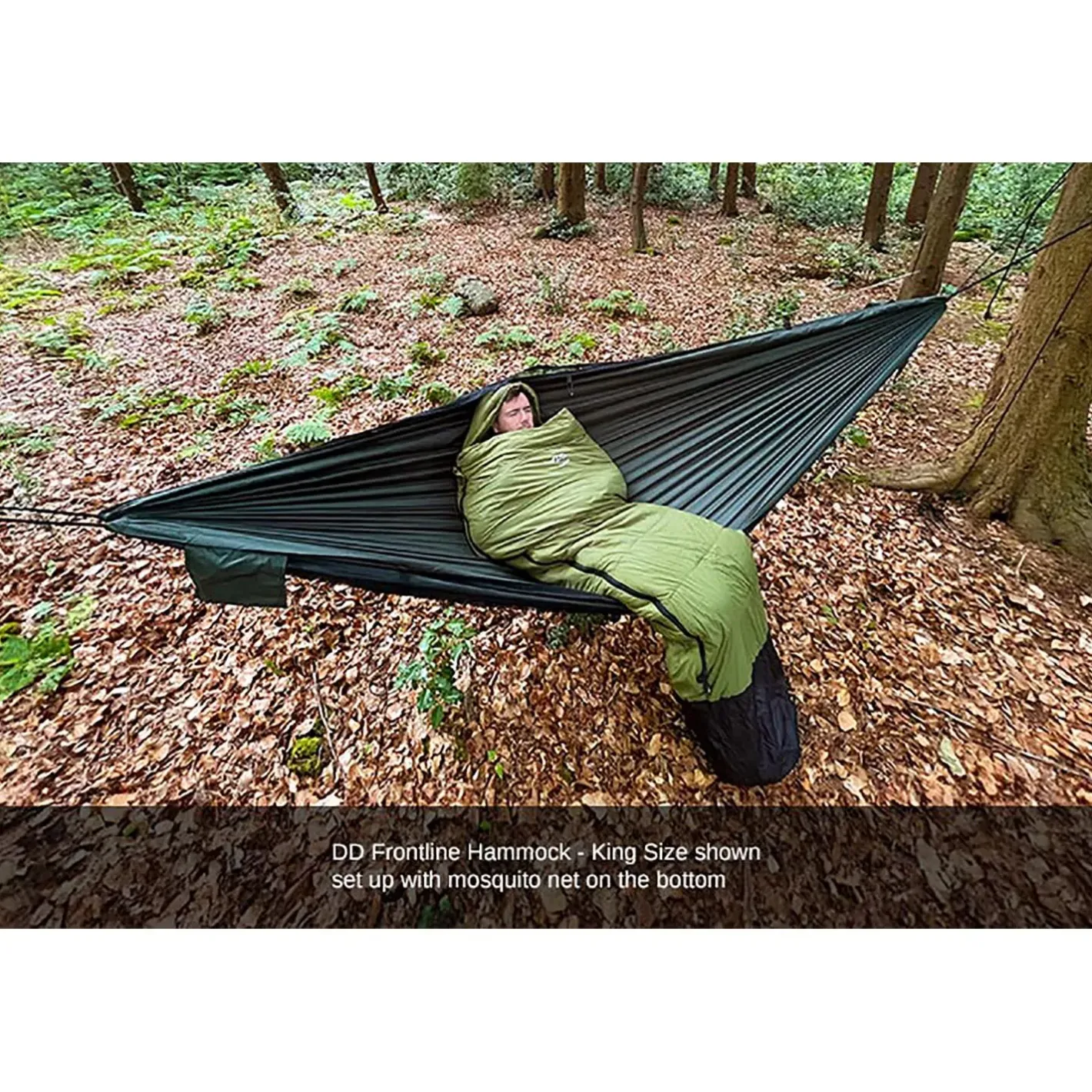 DD Hammocks Hængekøjer<DD Frontline Hammock King Size Grøn (OLIVE GREEN)
