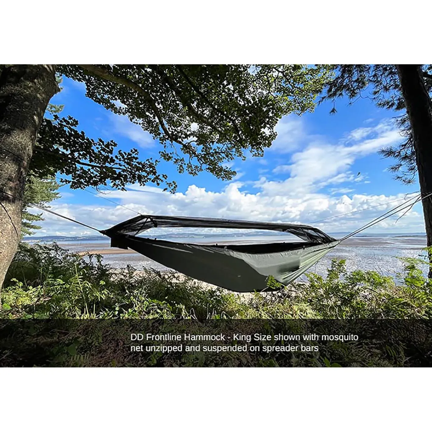 DD Hammocks Hængekøjer<DD Frontline Hammock King Size Grøn (OLIVE GREEN)
