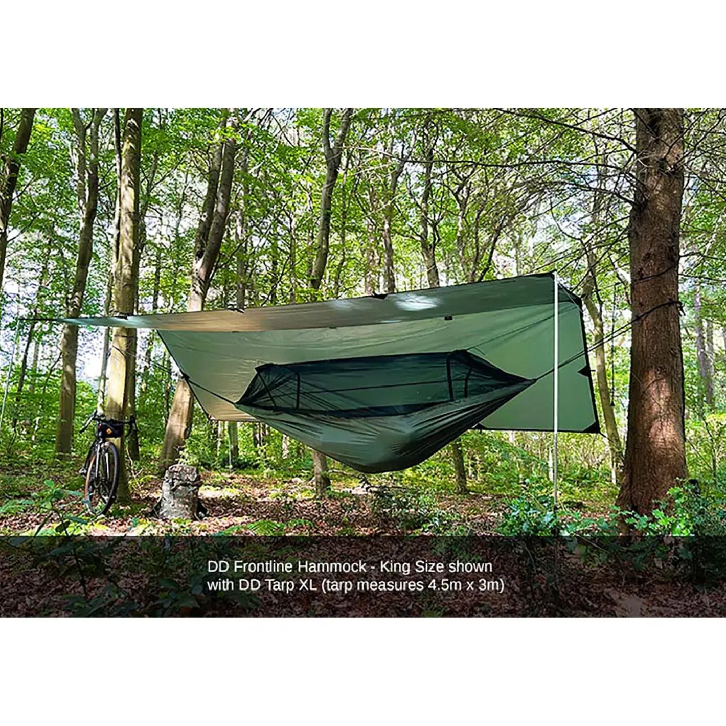 DD Hammocks Hængekøjer<DD Frontline Hammock King Size Grøn (OLIVE GREEN)