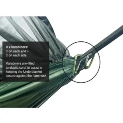 DD Hammocks Hængekøjetilbehør<DD Underblanket - X Long Grøn (OLIVE GREEN)