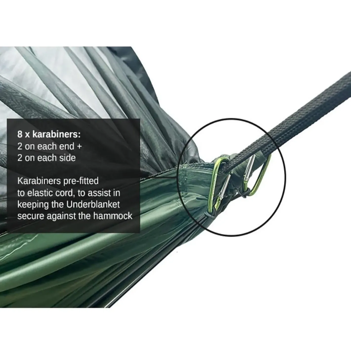 DD Hammocks Hængekøjetilbehør<DD Underblanket - X Long Grøn (OLIVE GREEN)