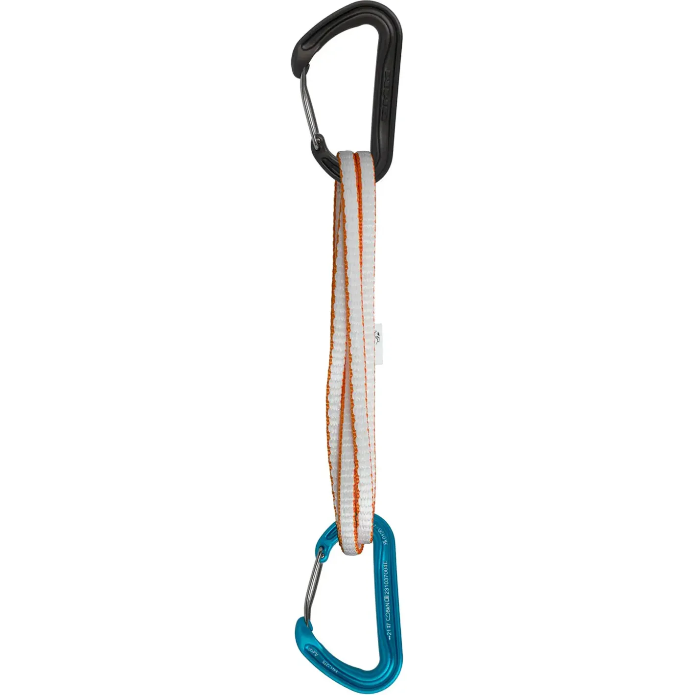 DMM Karabiner<Aether Alpine Quickdraw 60cm Blå (TURQUOISE/MATT GREY)