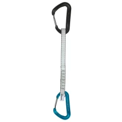 DMM Karabiner<Aether Quickdraw 18cm Blå (TURQUOISE/MATT GREY)