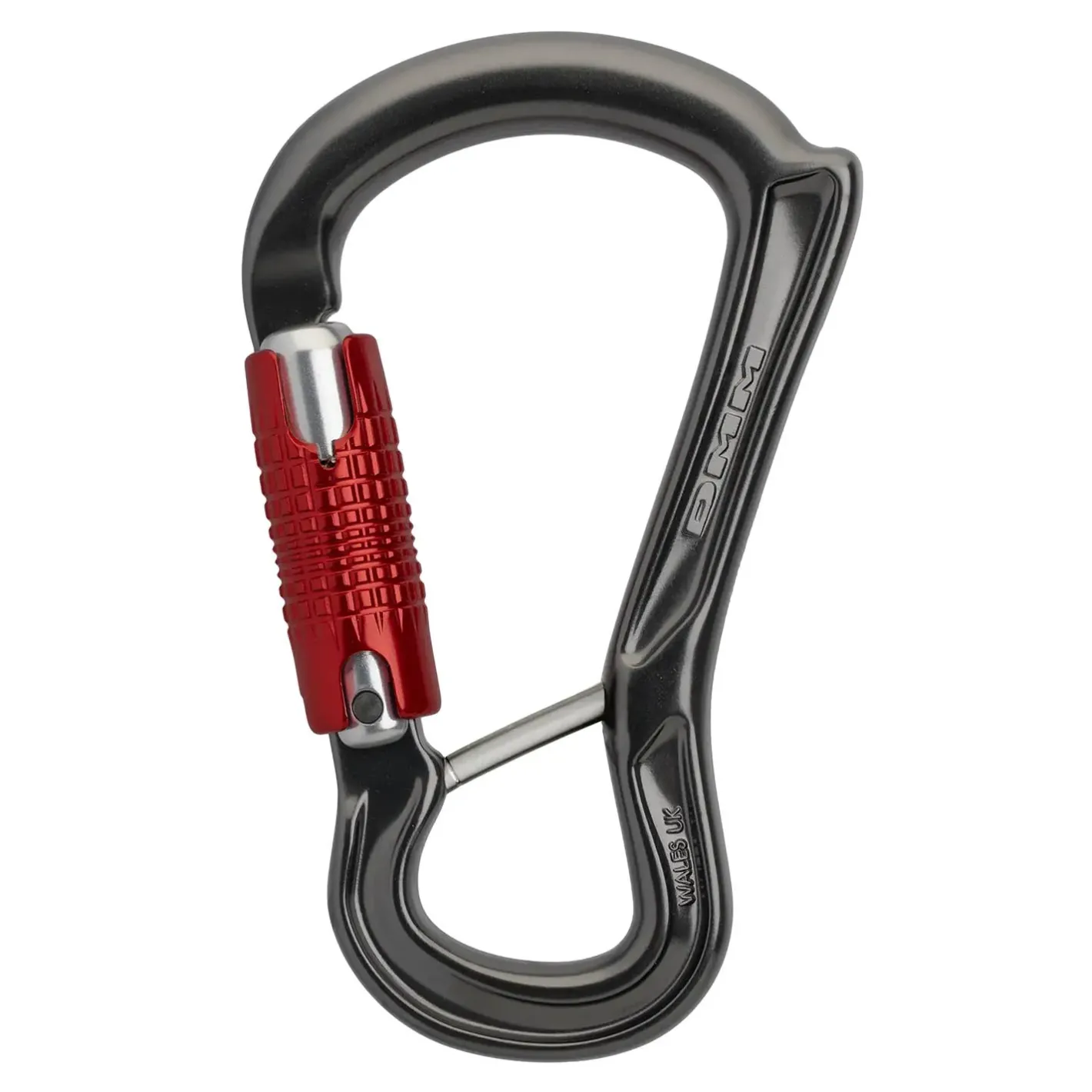 DMM Karabiner<Ceros Kwiklock Grå (TITANIUM/RED)