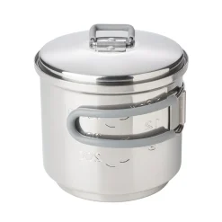 Esbit Trangia-Sæt Og Brændere<Cookset For Solid Fuel, 585 Ml Grå (STAINLESS STEEL)